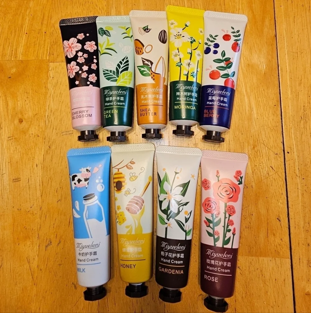 9 Travel Size Hand Creams πΉπ―ππ« - Picture 2 of 4